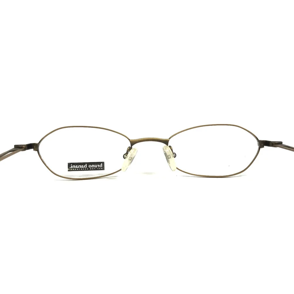 Bruno Banani Eyeglasses Frames BB-016 014 Antique Gold Oval Full Rim 50-20-135